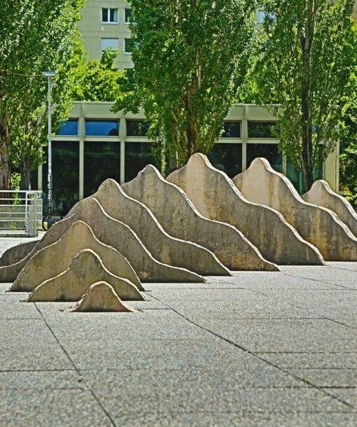 Berge Skulptur sommer